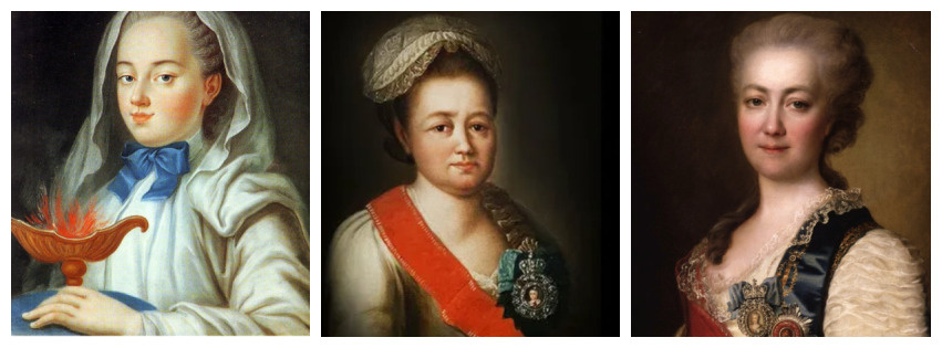 Воронцовы Мария, Елизавета и Екатерина