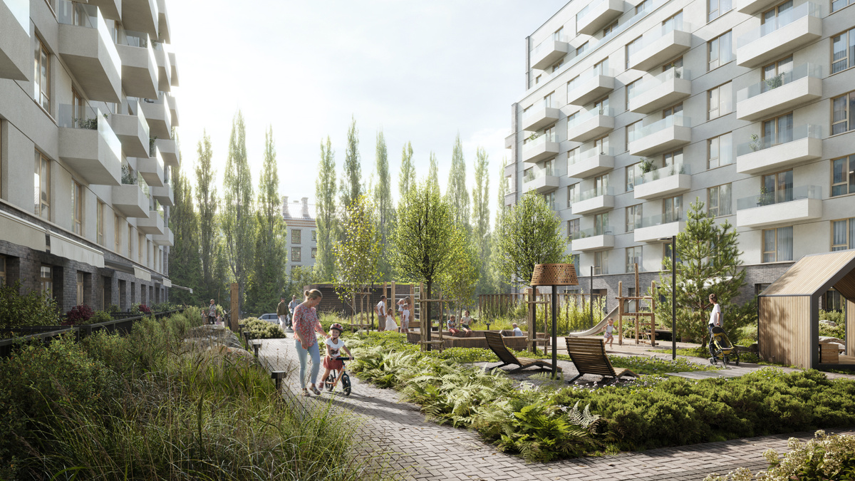 Меланж - дом рядом с парком. г. Барнаул