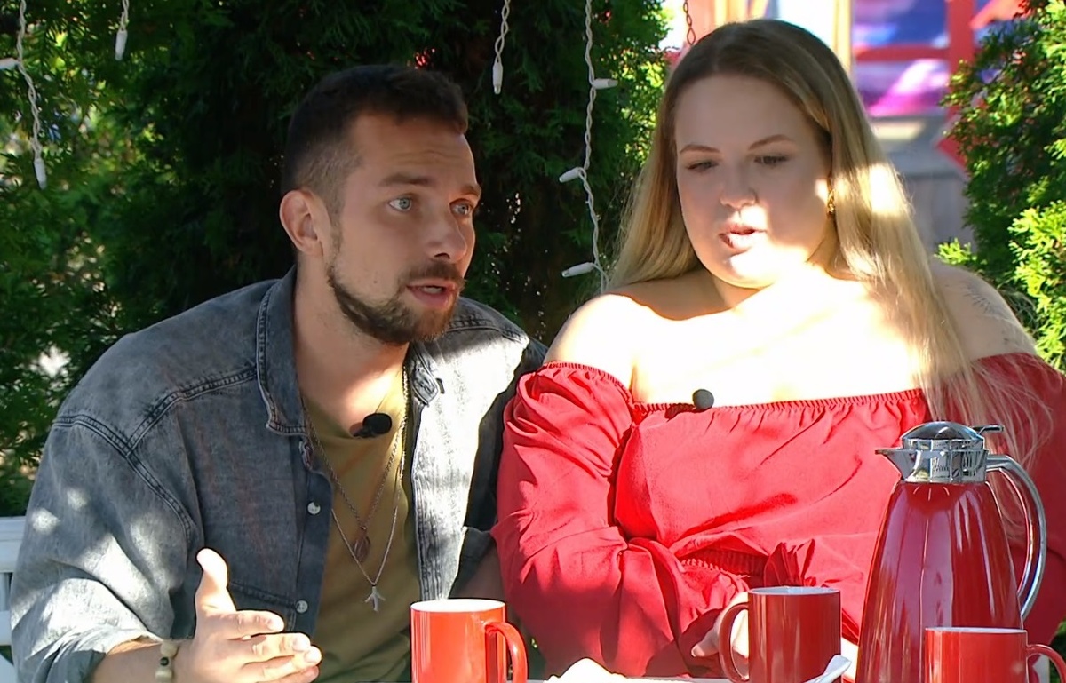 Вадим Ползов и Лена Шлома (фото из эфира на «Okko»)