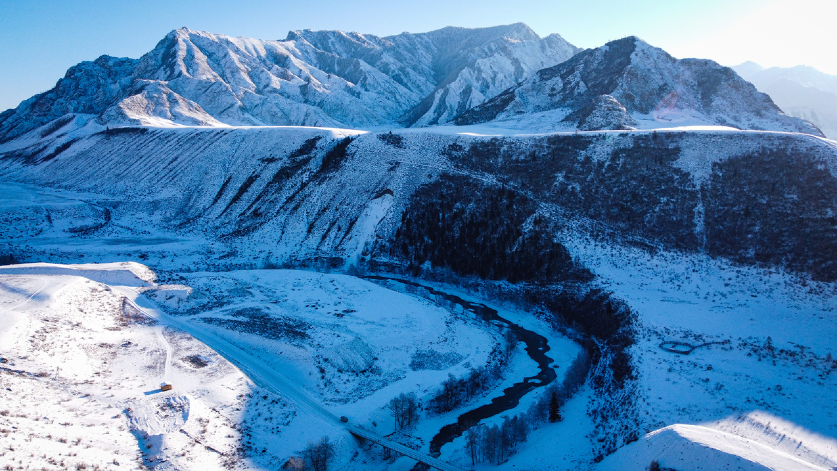Террасы у слияния рек Чуи и Катуни