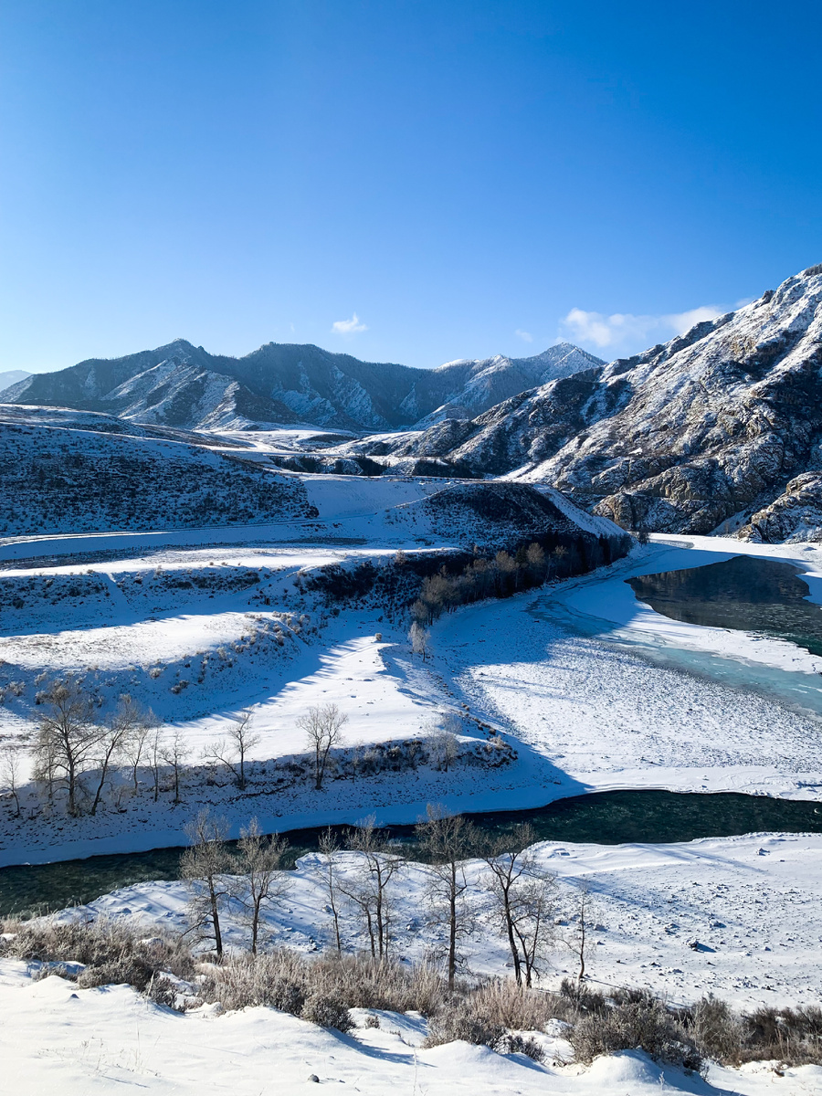 Террасы у слияния Чуи и Катуни