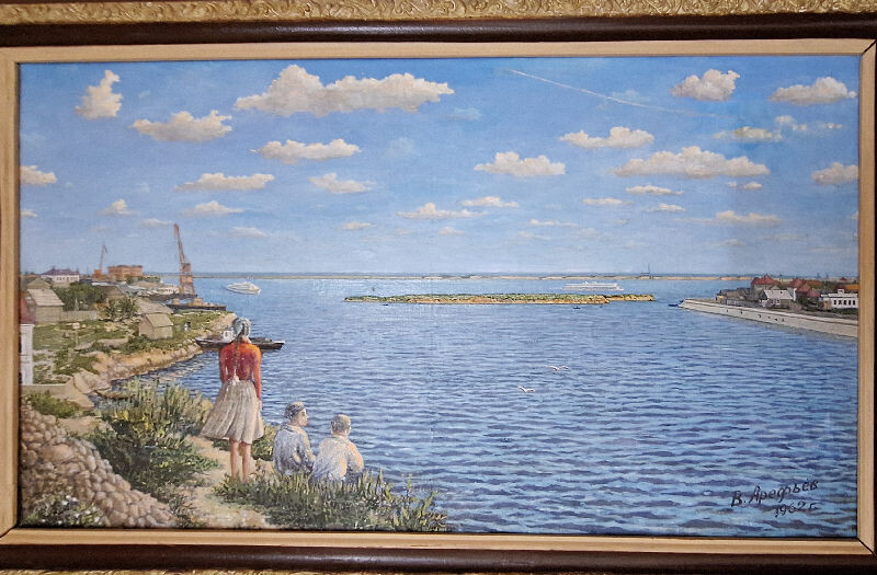    В. Арефьев. «Камышин. Остров» (1962 год). Из фондов Камышинского историко-краеведческого музея