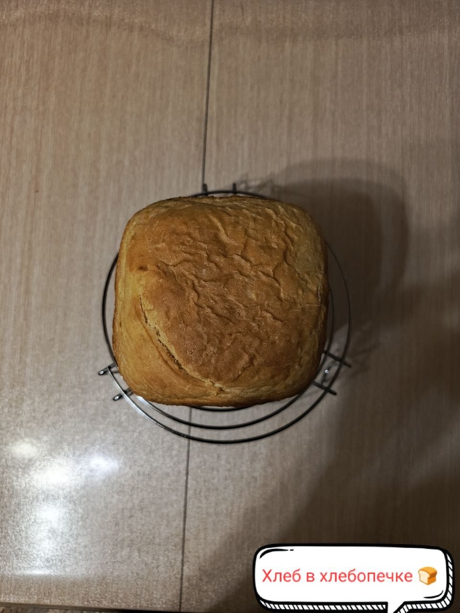 Пшеничный хлеб с пшенными хлопьями