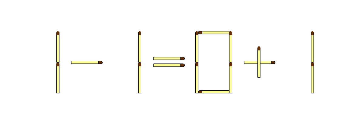 Придумайте два решения для данной головоломки