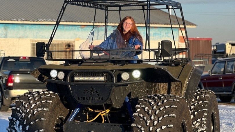 За рулем квадроцикла «Байкал»