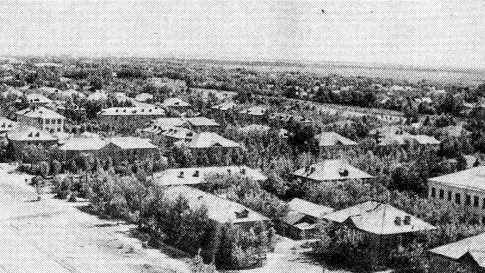 Улица Кирова (современный Солнцевский проспект) в посёлке Солнцево, 1967–1969 гг. Фото: pastvu.com