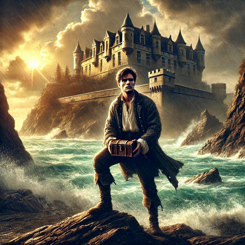 Иллюстрация, вдохновленная "Графом Монте-Кристо"