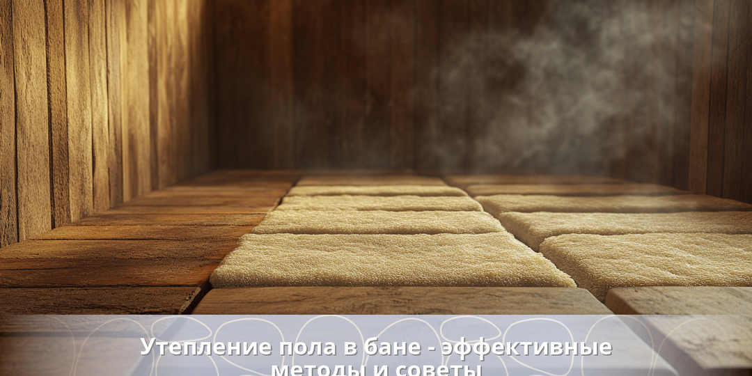 Утепление пола в бане - эффективные методы и советы
