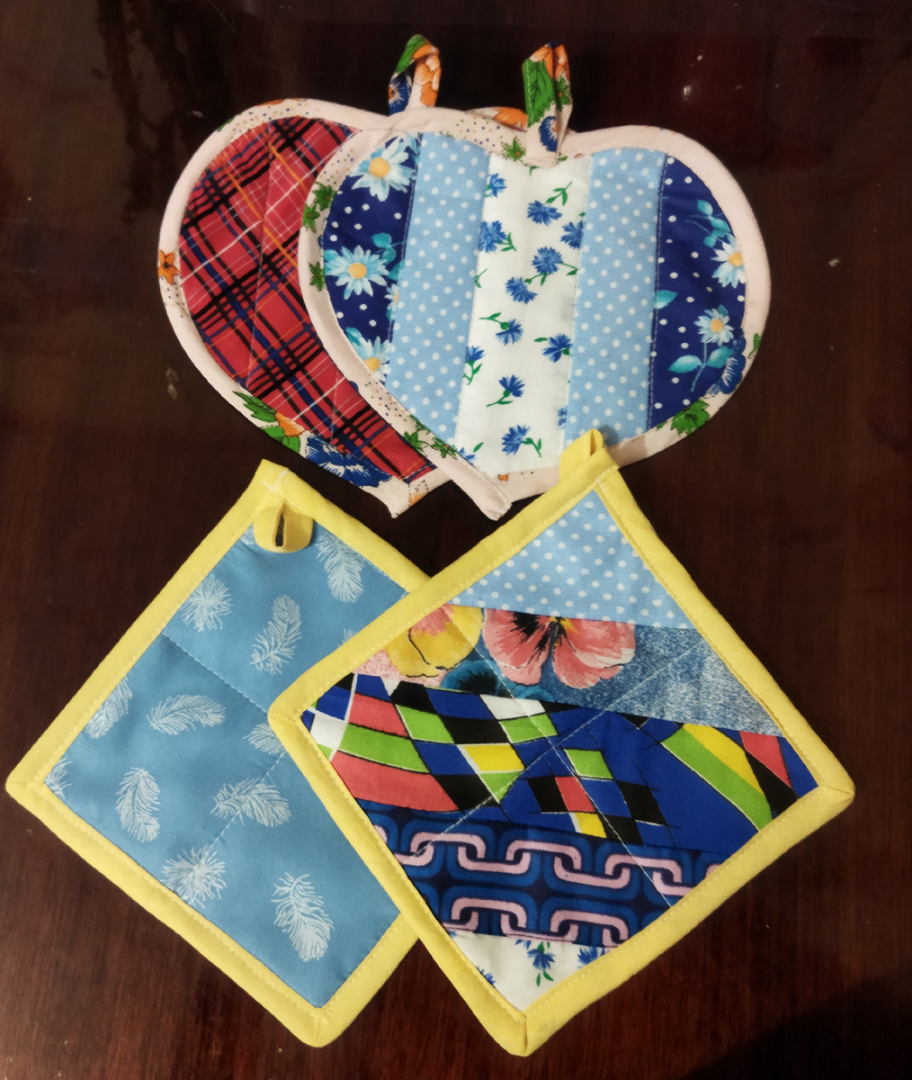 Лоскутные прихватки
