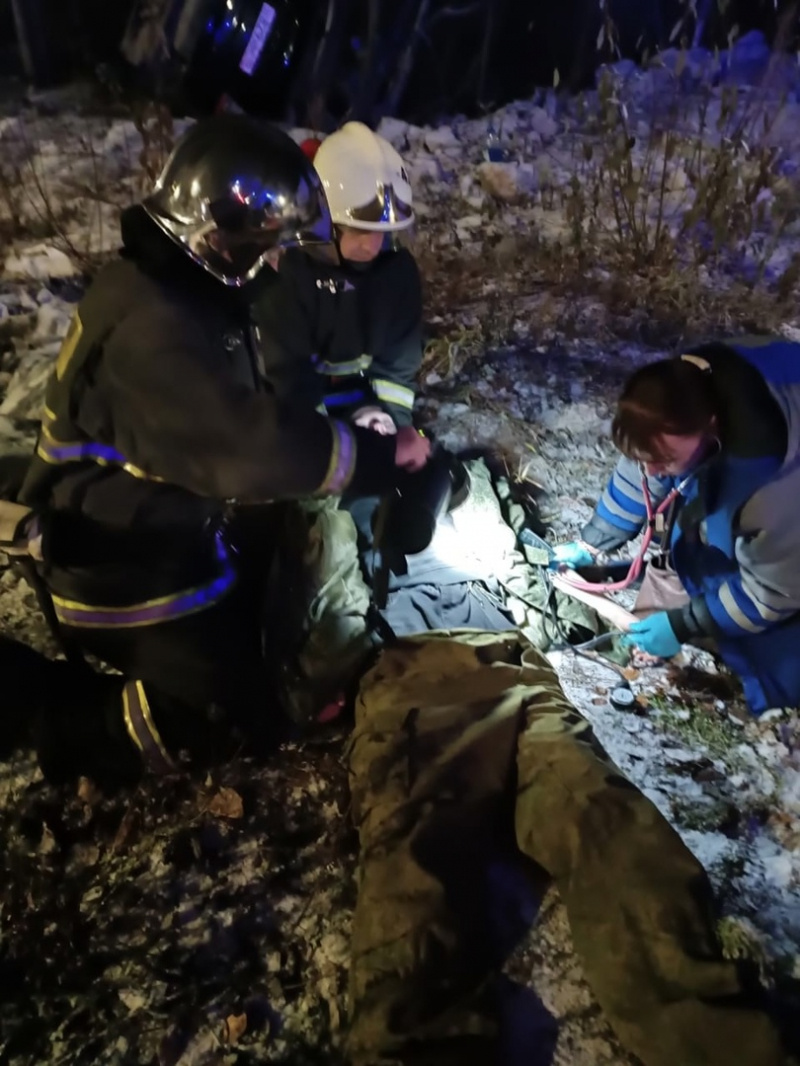    Пожарные спасли мужчину, пострадавшего в ДТП в СуоярвиОПС по Суоярвскому району