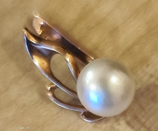 Одна серёжка осталась.