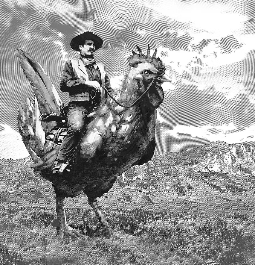 Вот как сами себя репрезентуют разработчики в своём лого. Оригинально. По-ковбойски.