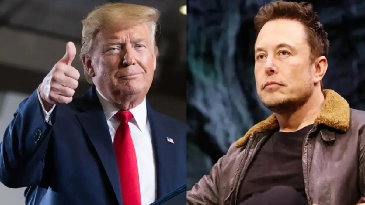    Дональд Трамп и Илон Маск.