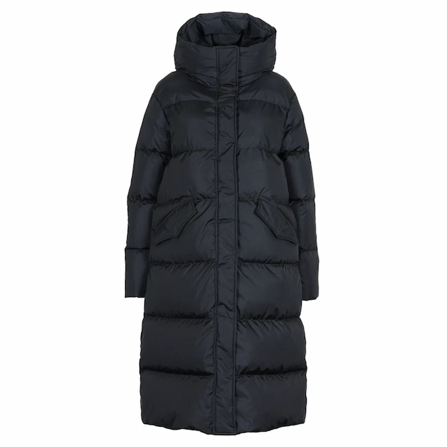 Удлиненные женский пуховик с капюшоном Lempelius