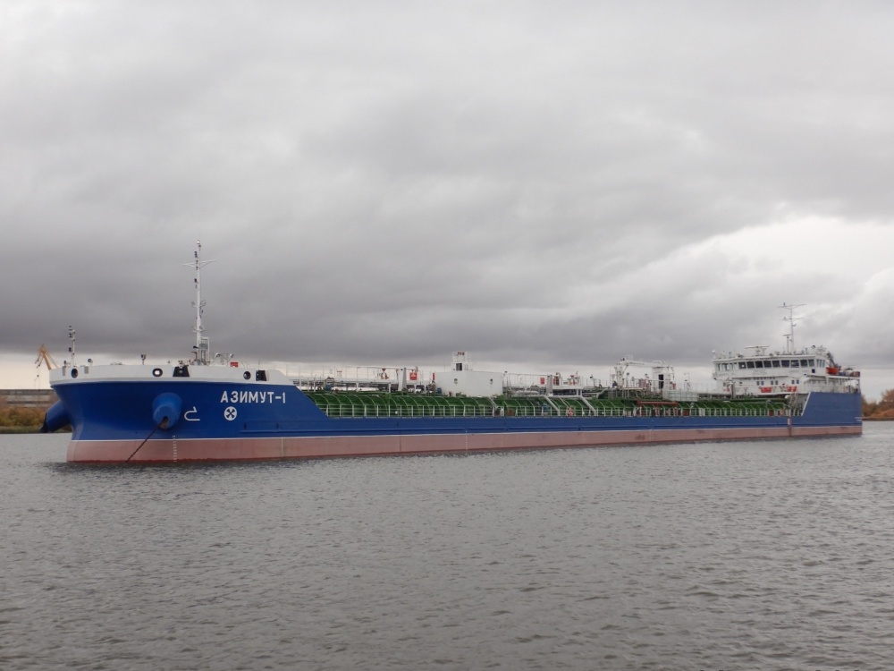 Танкер "Азимут-1" проекта 00216М прошел ходовые испытания / Фото: РМРС  📷
