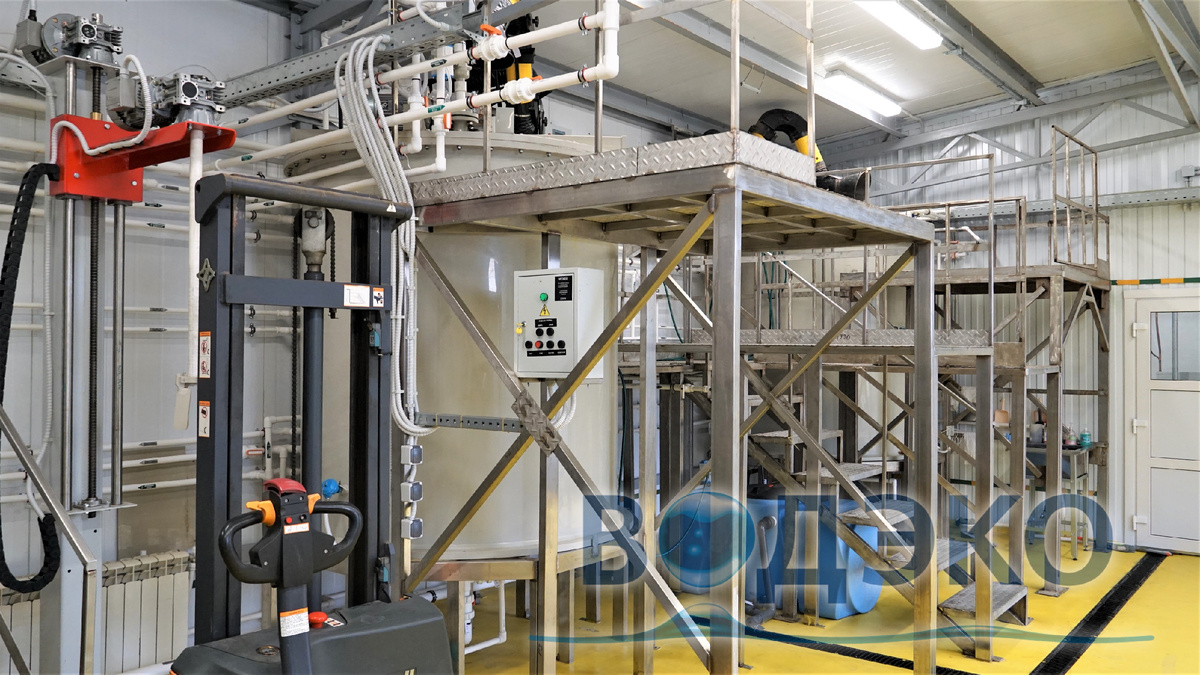 Два реактора по 3 000л готового раствора каждый