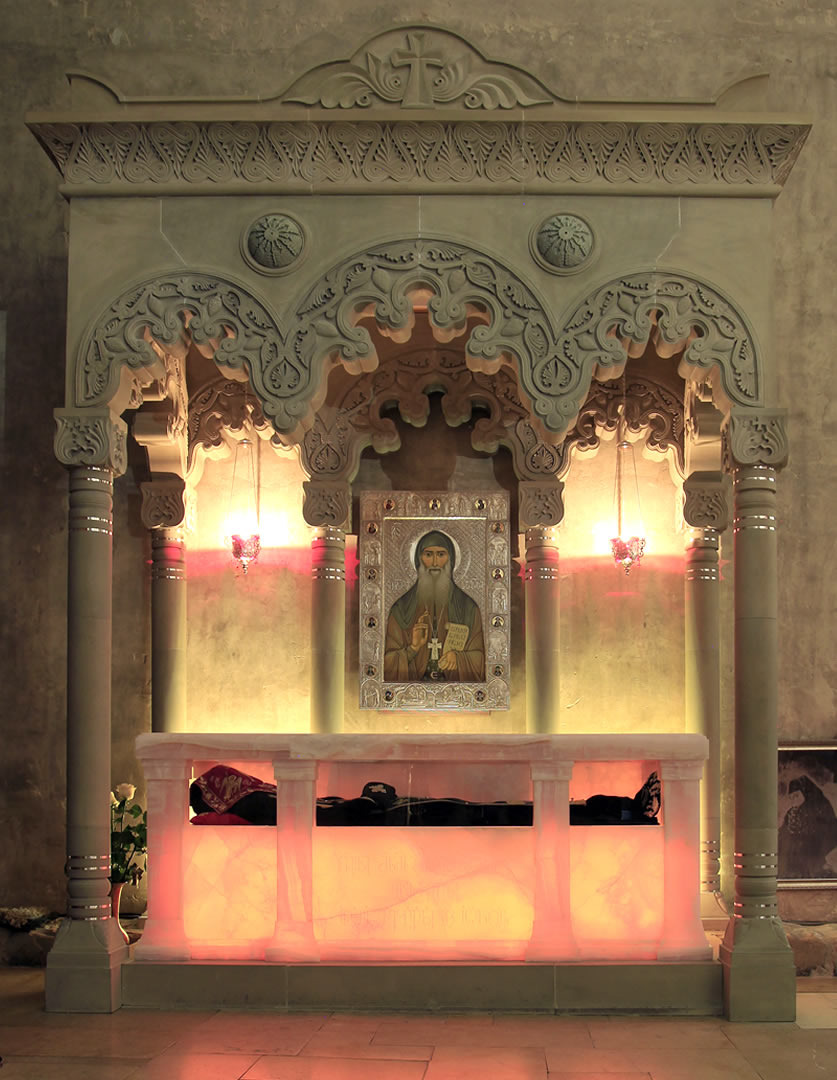 Мощи преподобного Гавриила Ургебадзе