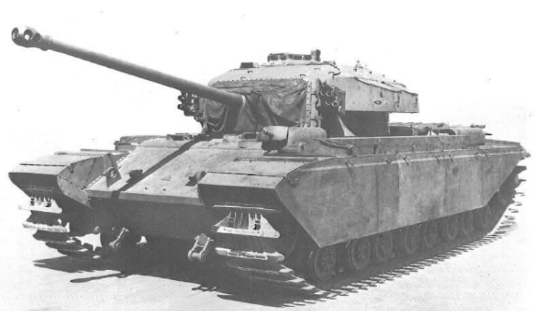 Прототип танка А.45, он же FV201. Фотография в свободном доступе.