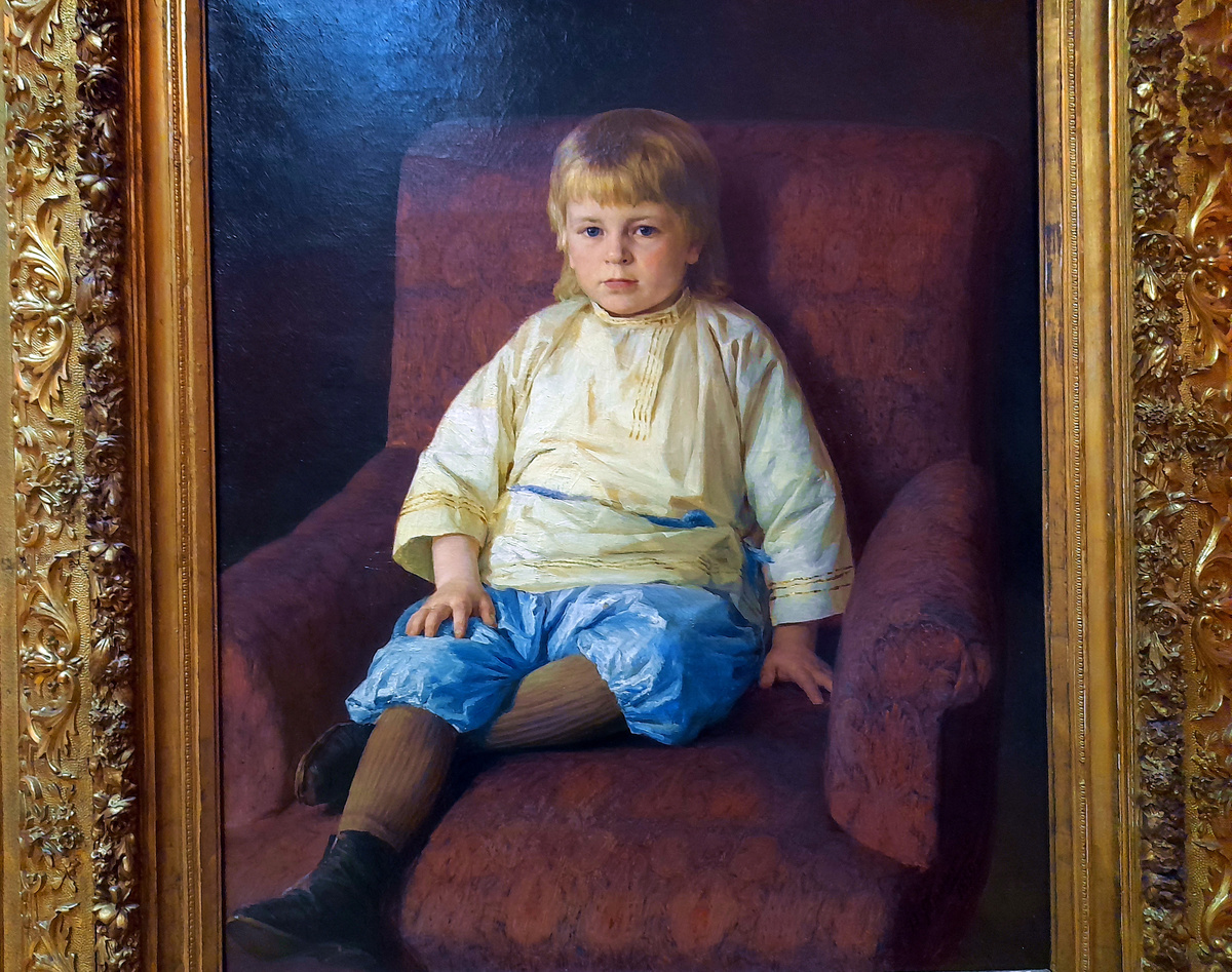 Ярошенко Н.А. "Портрет Вани Менделеева" (1889 г.). Фото автора статьи