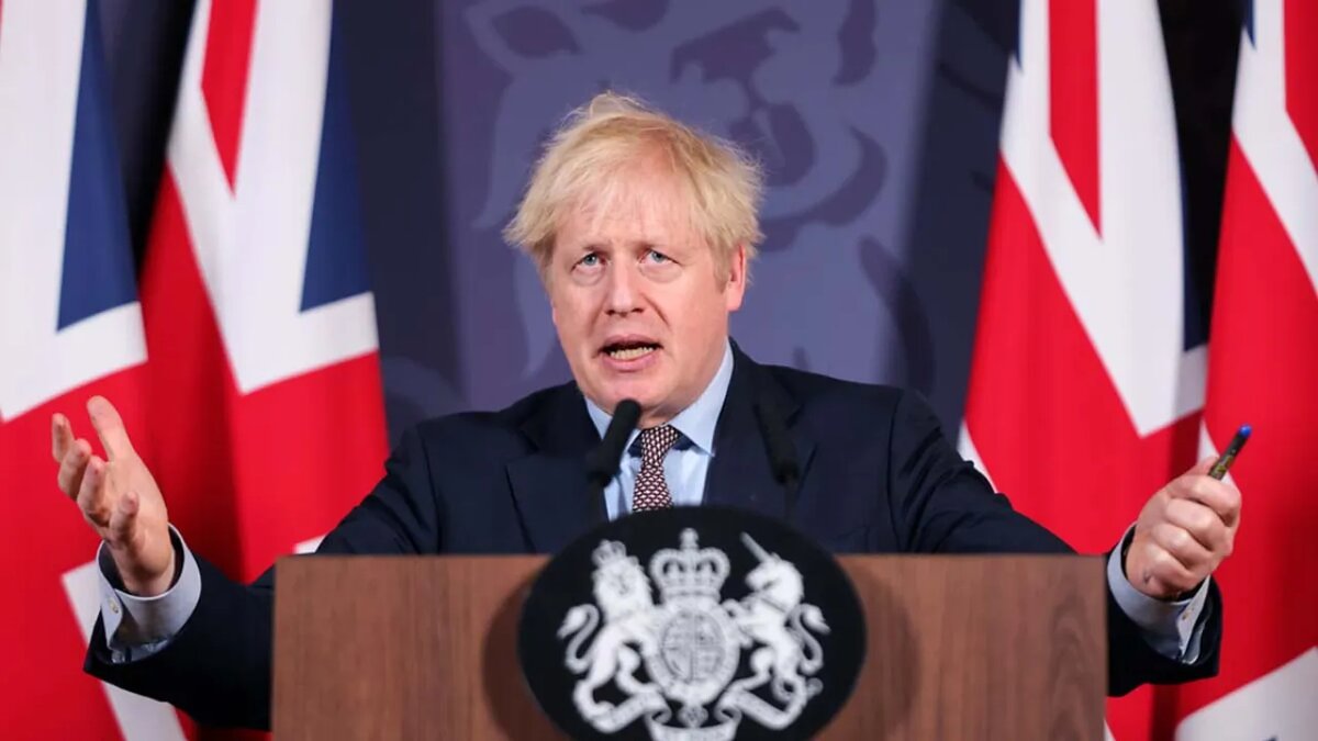    Бывший премьер-министр Великобритании Борис Джонсон.