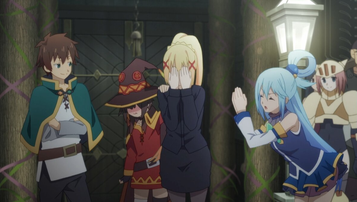 Фрагмент из аниме "KonoSuba"