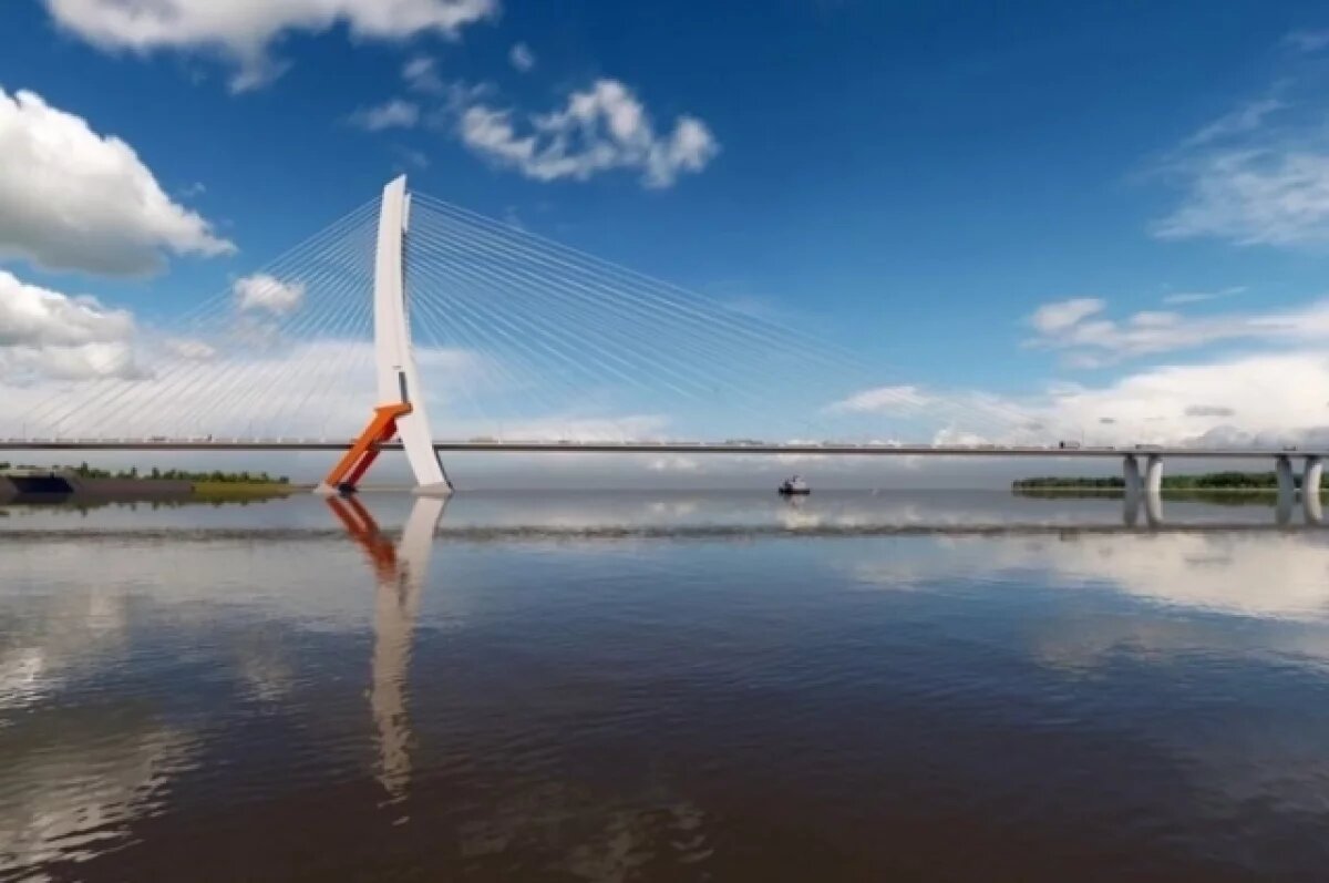    Эскиз будущего моста