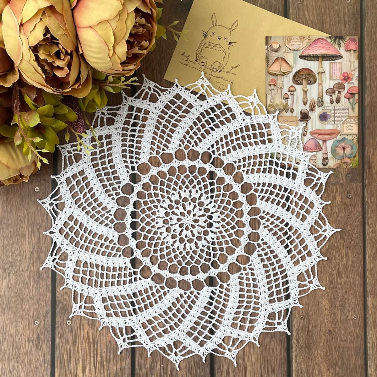 Салфетка крючком