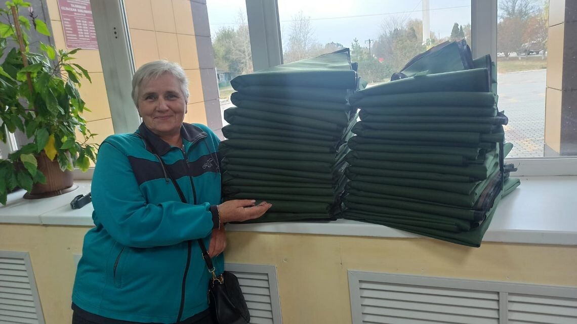 Татьяна Николаевна Ларина — одна из активных швей защитных одеял.