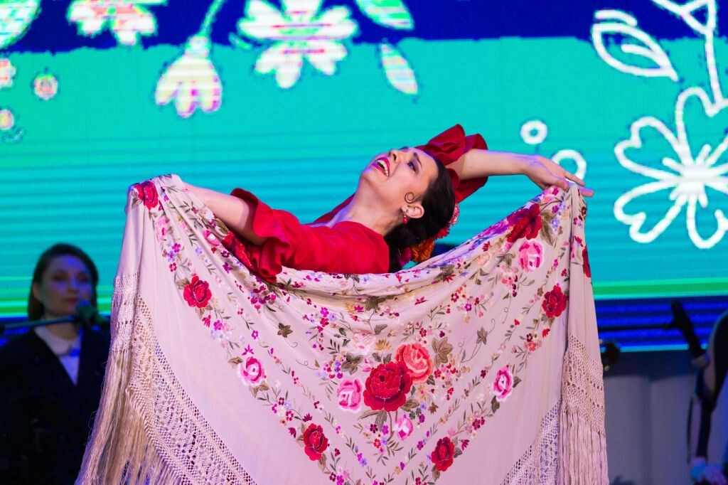 Наталия Зайкова на фестивале Flamenco de primavera в Челябинске. Фото Дмитрия Куткина (Вечерний Челябинск)