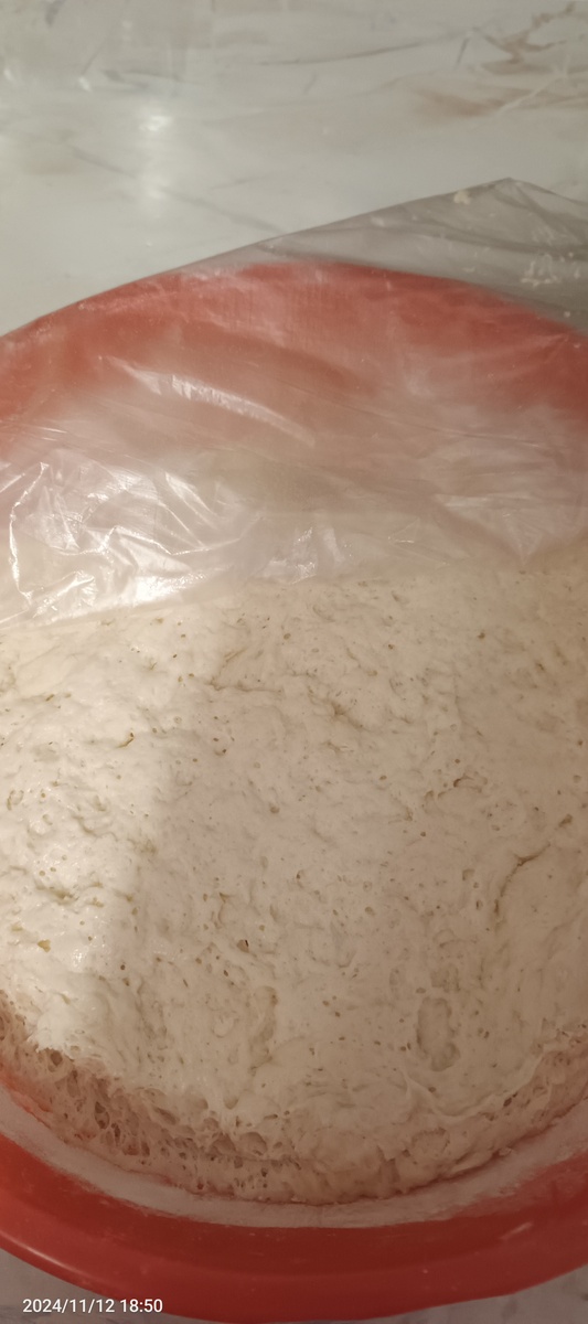 Тесто очень воздушное.