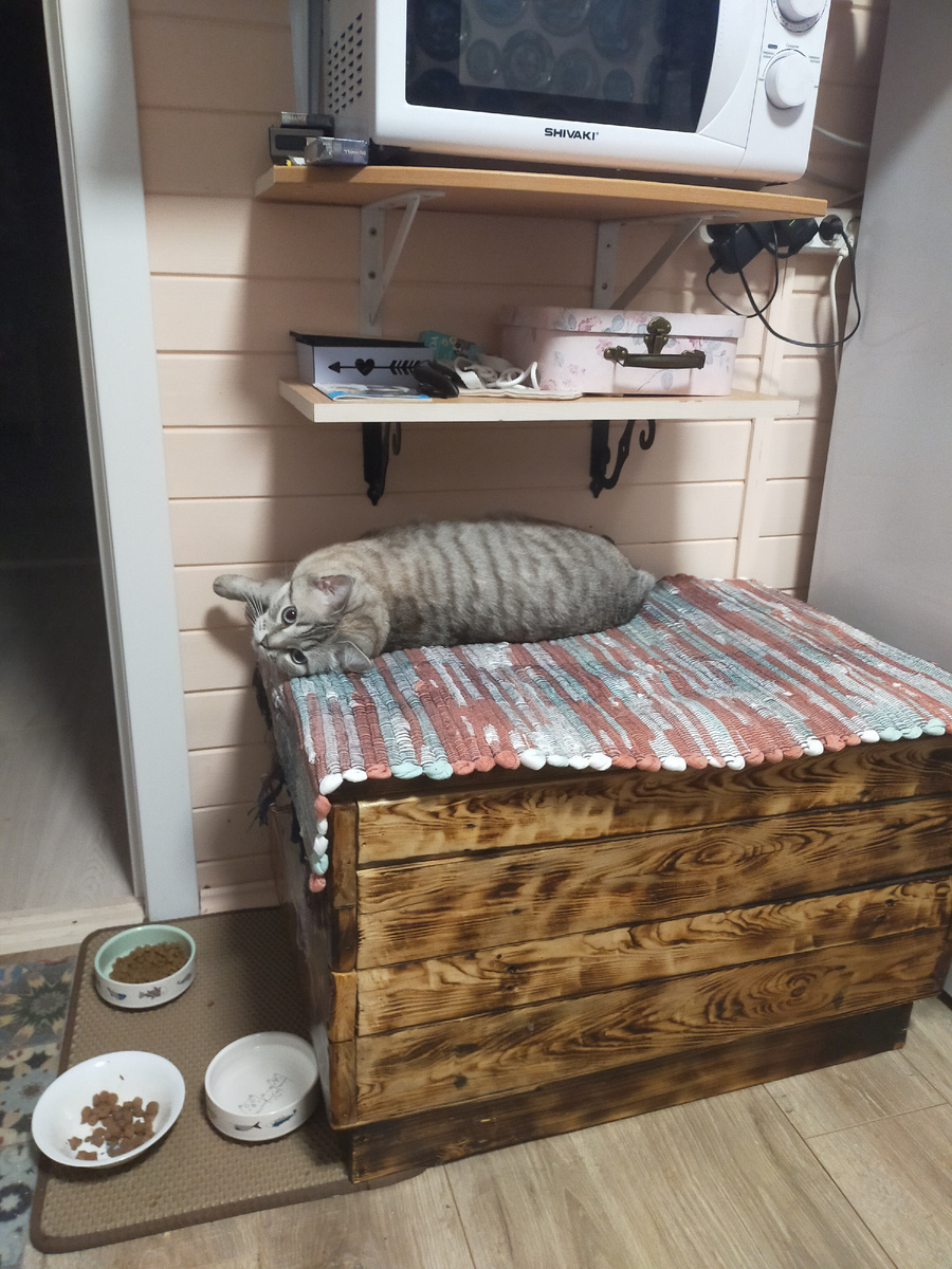 Нову дерюжку на сундук прикупили,вот это дело!