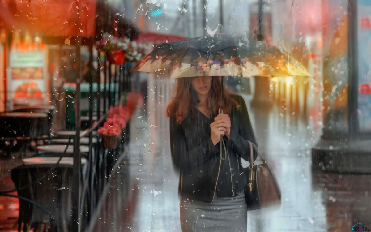 Питерский дождь. Фото Э. Гордеева.