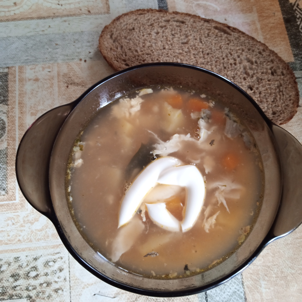 Уха с консервы.