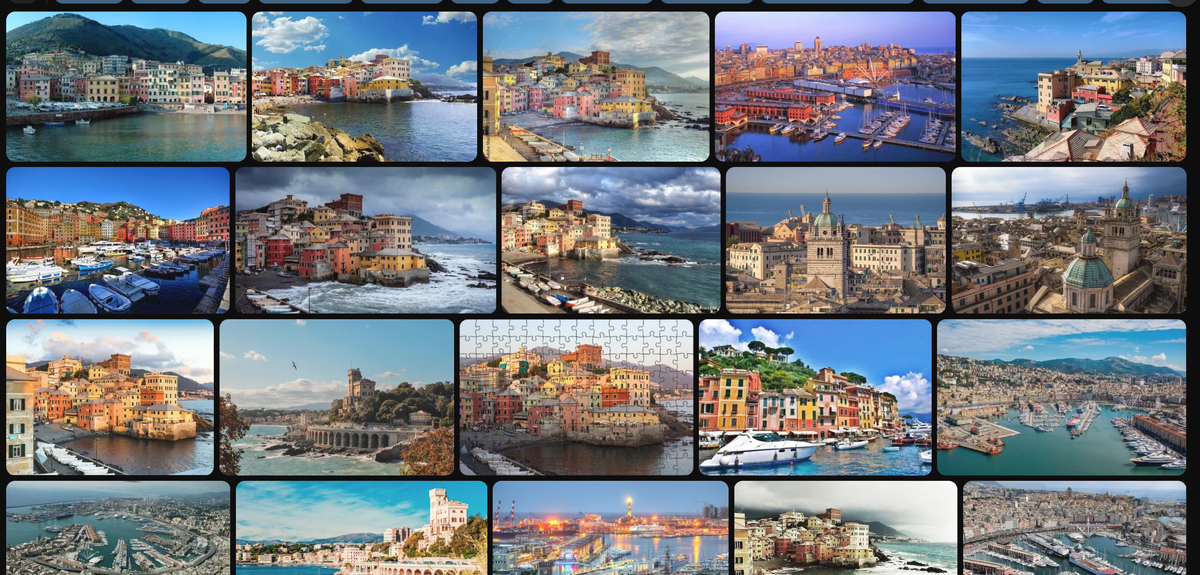 Яндекс-картинки по запросу «Генуя». Яркий, прибрежный город?