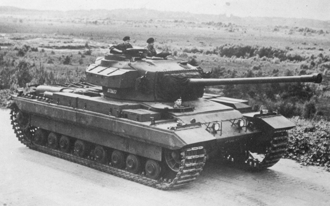 Опытный танк Caernarvon. Фотография в свободном доступе.