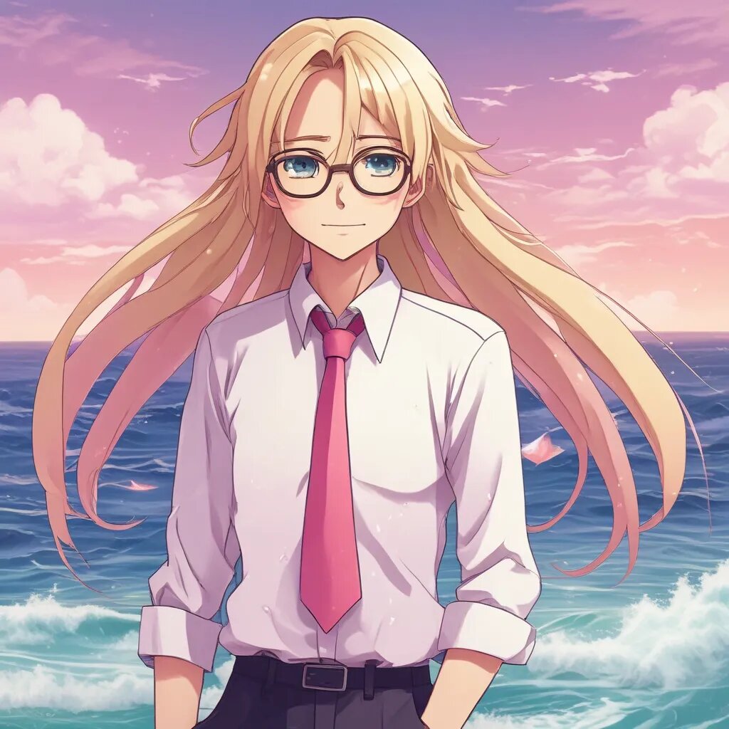 С вами Кагами-НЯ! Блин... Я не наделала фоточек в своей научной одежде... Возьму такую)))