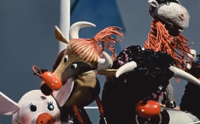 Кадр из мультфильма "Козленок, который считал до десяти". 1968 год 