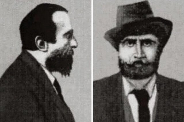    Корнет Савин. Снимок сделан 26 января 1902 года в Центральном антропометрическом бюро в Париже Фото: cdni.russiatoday.com