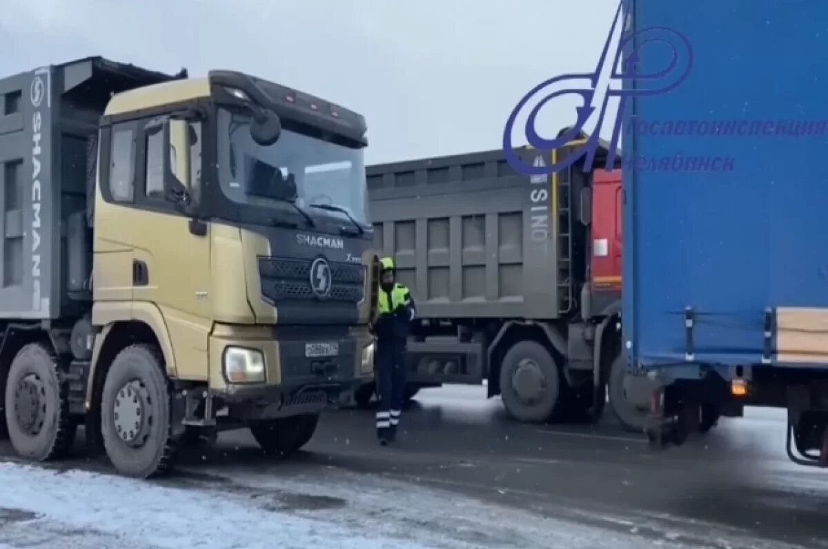    В Челябинской области за 2024 год произошло 64 ДТП по вине водителей фур