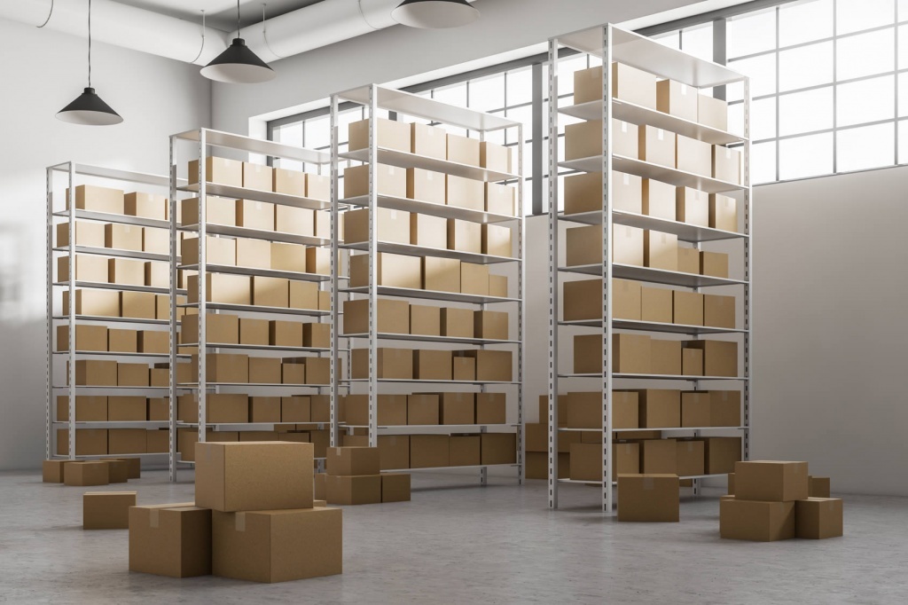 Вариант стеллажей