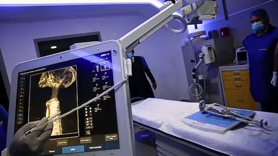 Рентген гуманоидной рептилии в Перу?