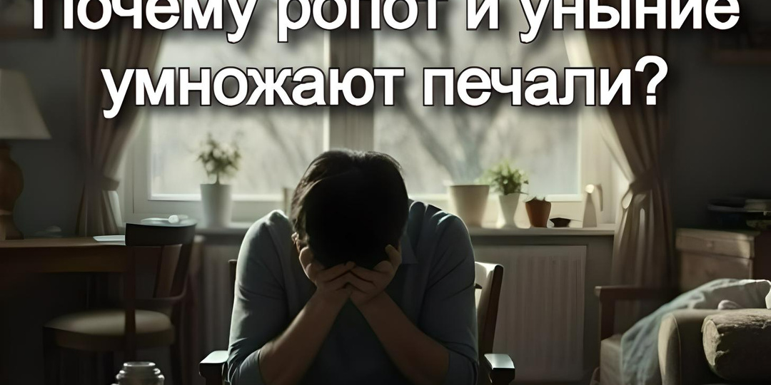 Почему ропот и уныние умножают печали?