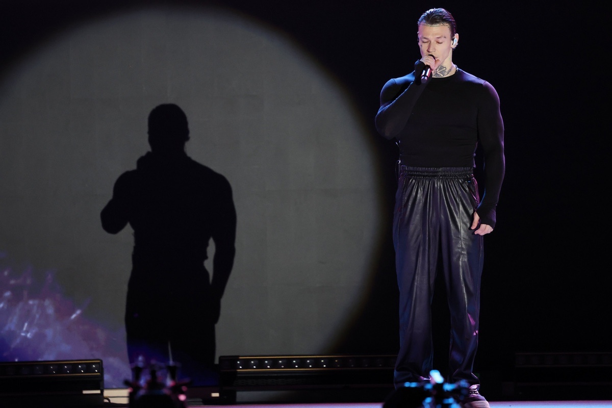 Пресс-служба Национального центра «Россия»📷NILETTO во время финального гала-концерта музыкально-поэтического проекта «Голос поэта»