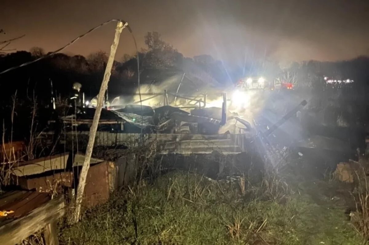    В Северском районе во время пожара погиб пенсионер