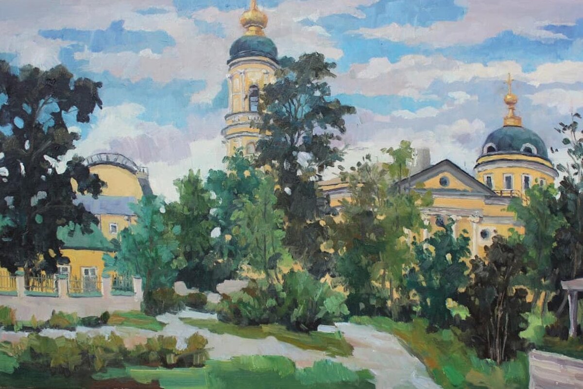    "Скорбящая церковь", 2024 год. Большая Ордынка.Сунь Цзиньчао