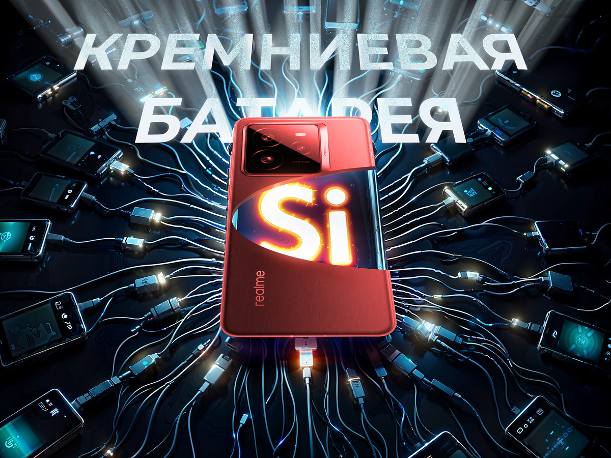 Кремниевая батарея (кремний-углеродные аккумуляторы) в смартфонах.
