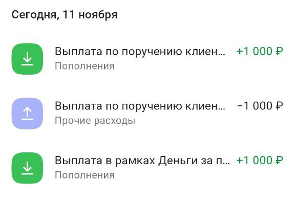 выплата по акции