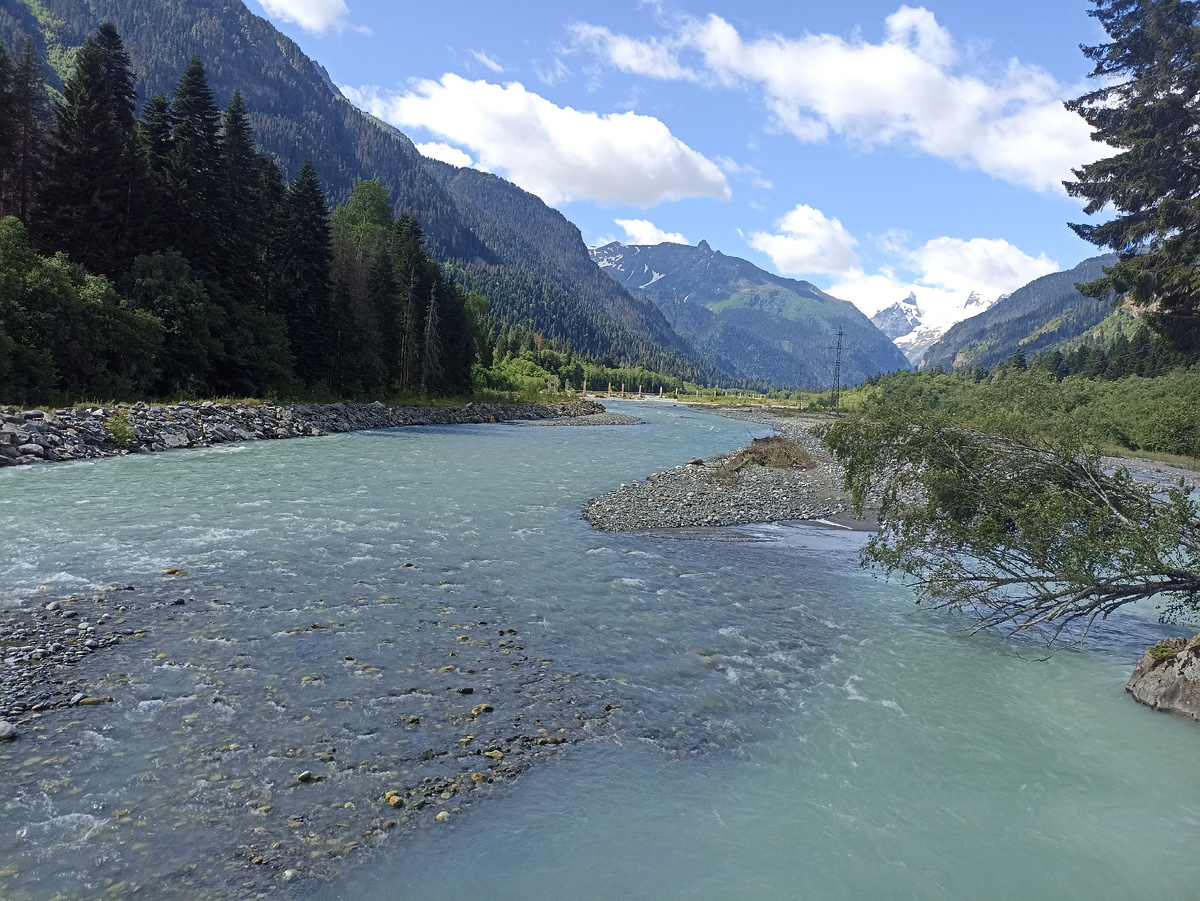 Река Теберда