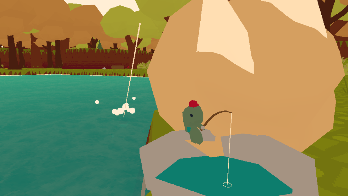 Этот лягушонок ловит рыбку для меня. Его зовут Лёха, WEBFISHING.