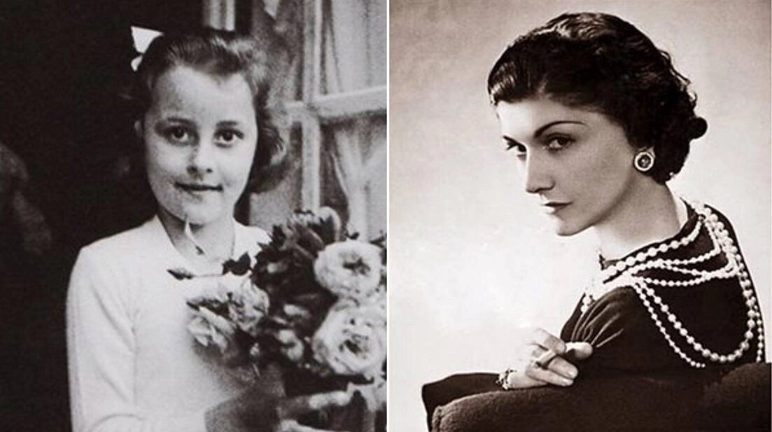 Коко в детстве и взрослом возрасте, фото из свободных источников